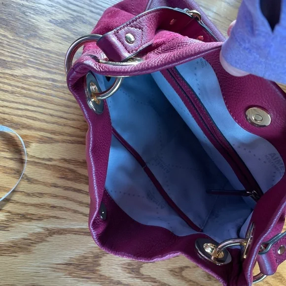 Aimee Kestenberg Raspberry/Red Shoulder Bag - NWOT - Picture 13 of 16